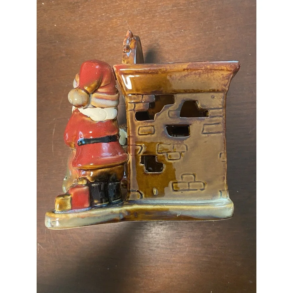Yankee Candle Wax Warmer Santa Mantel‎ By Ronnie Walter Yankee Candle Exclusive